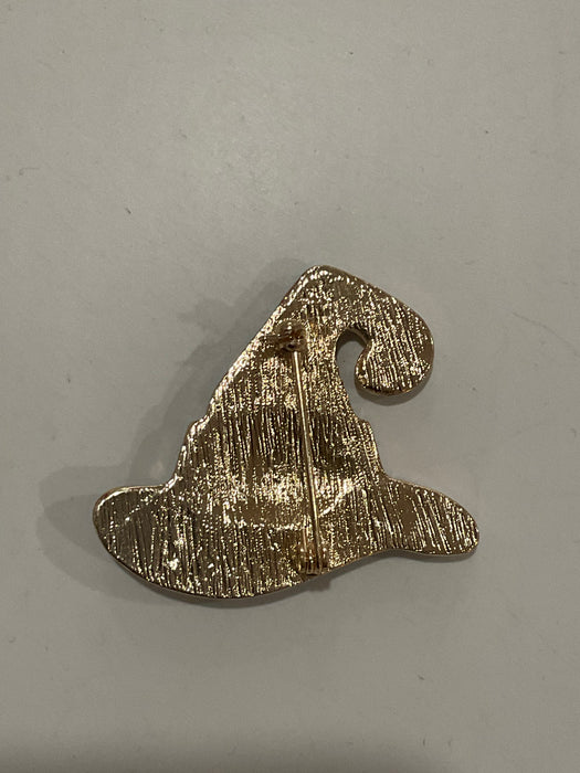 Sparkle Witch Hat Brooch