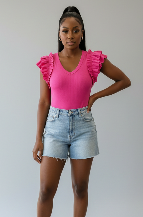 Blossom Ruffle Bodysuit