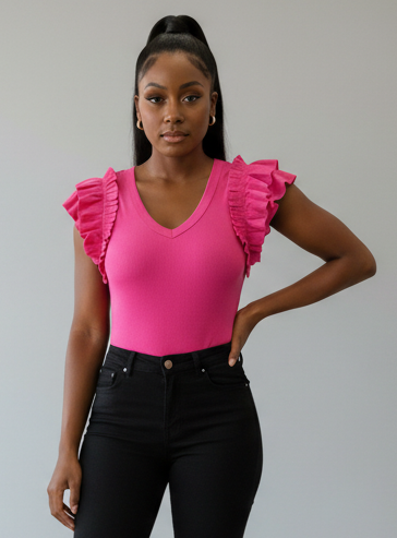 Blossom Ruffle Bodysuit