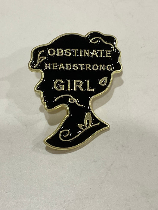 Headstrong Girl Pin