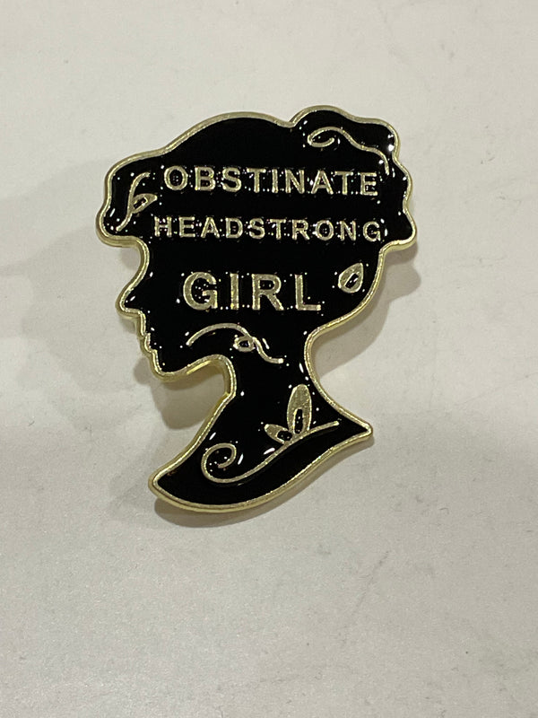 Headstrong Girl Pin