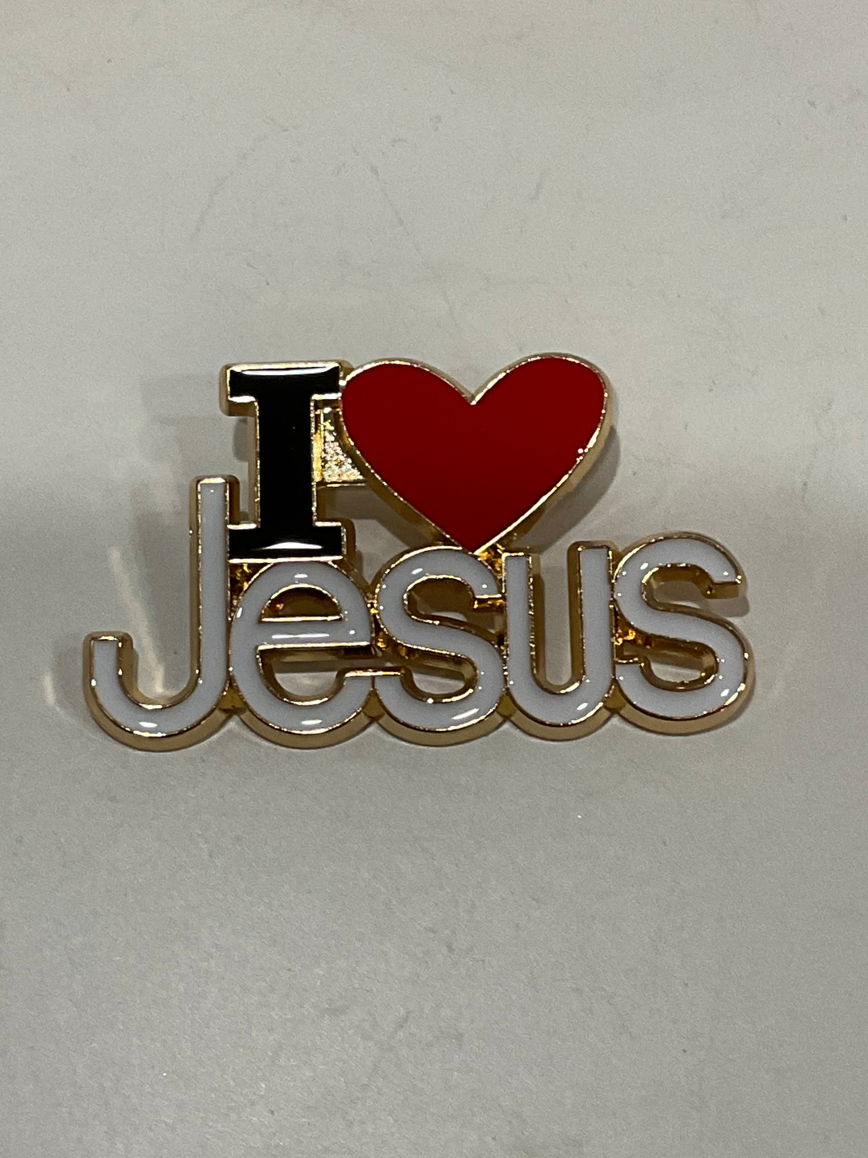 I ❤️ Jesus Pin