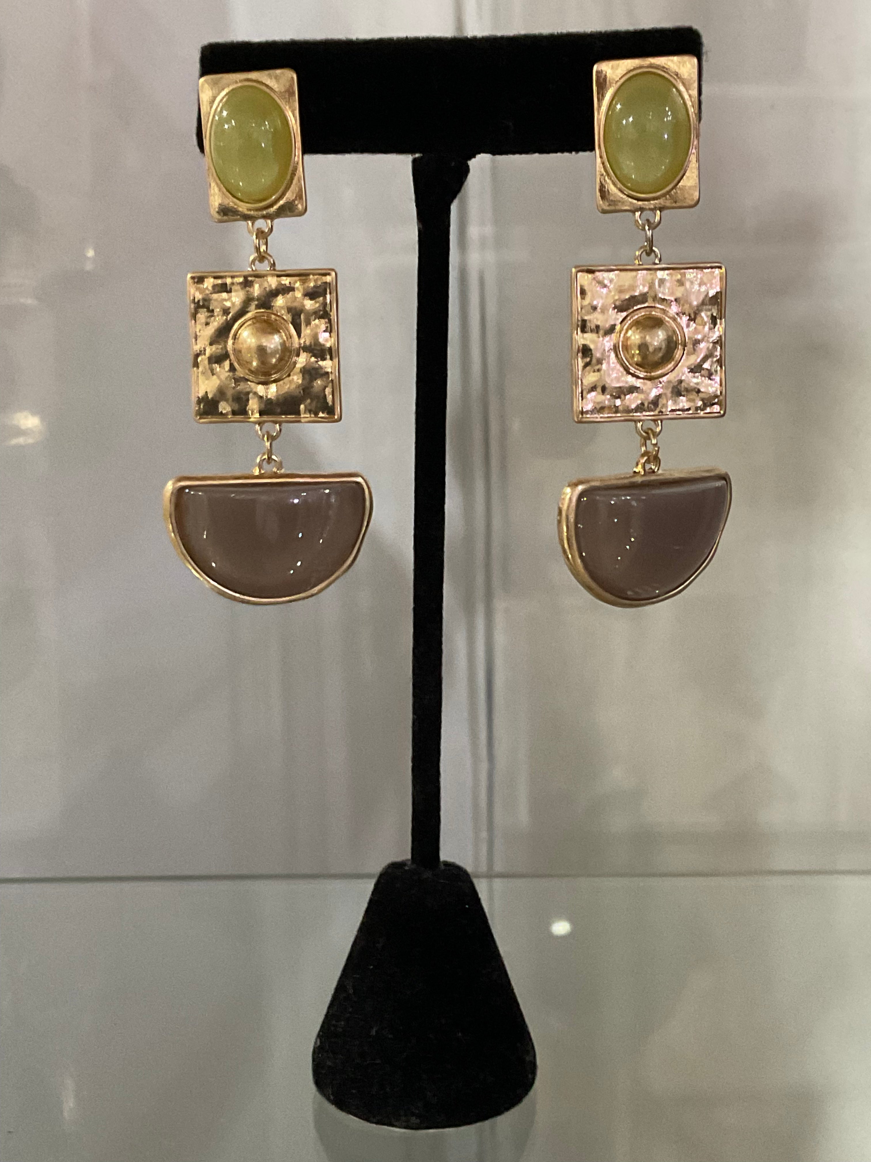 Geo-Drop Earrings