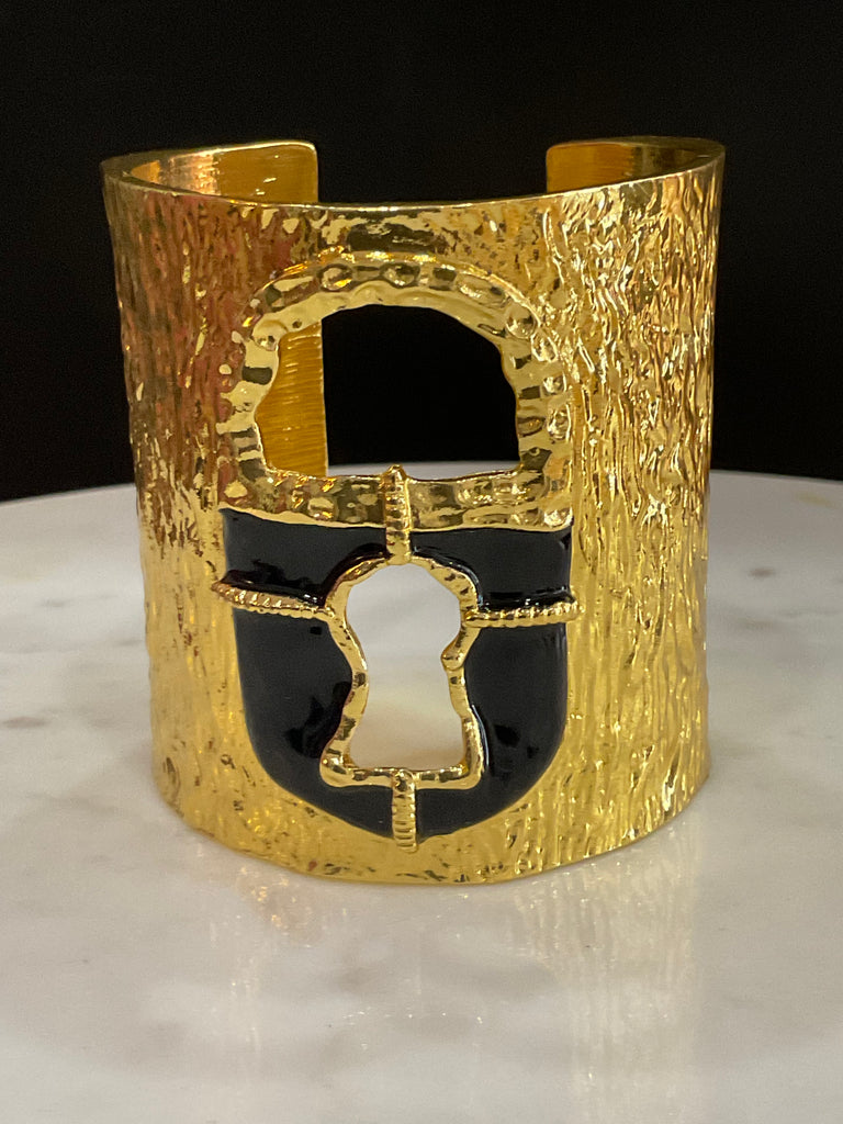 Golden Key Cuff Bracelet