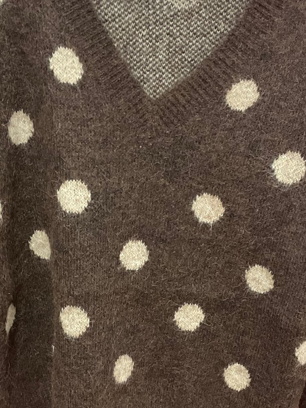 Cocoa and Cream Polka Dot Sweater