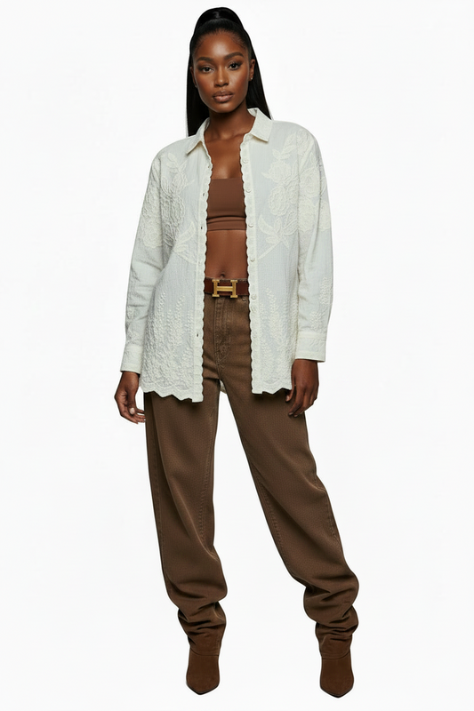 La Fleur Embroidered Top