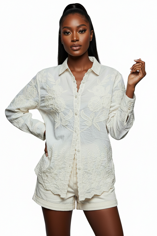 La Fleur Embroidered Top