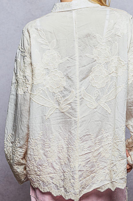 La Fleur Embroidered Top