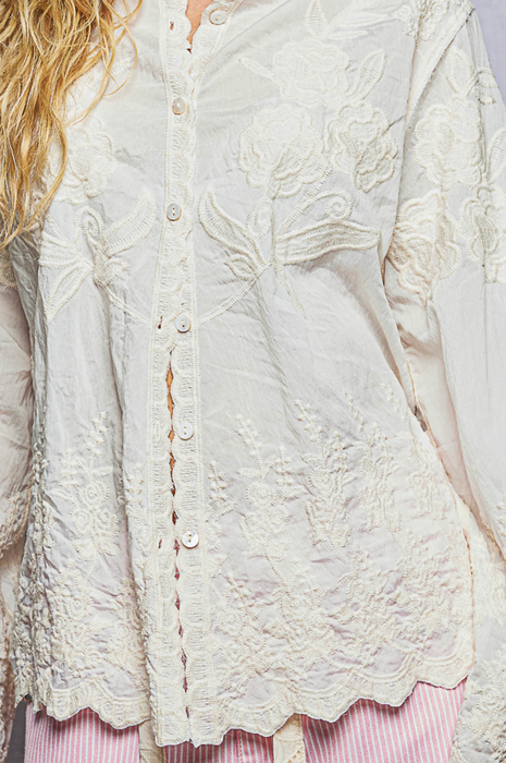 La Fleur Embroidered Top