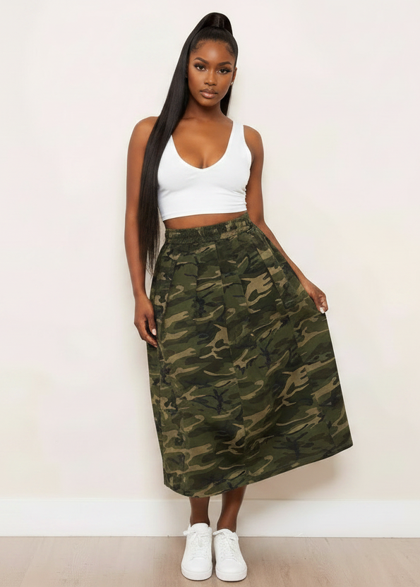 Camo Utility Skirt