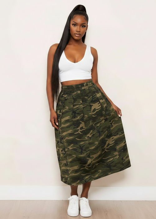 Camo Utility Skirt