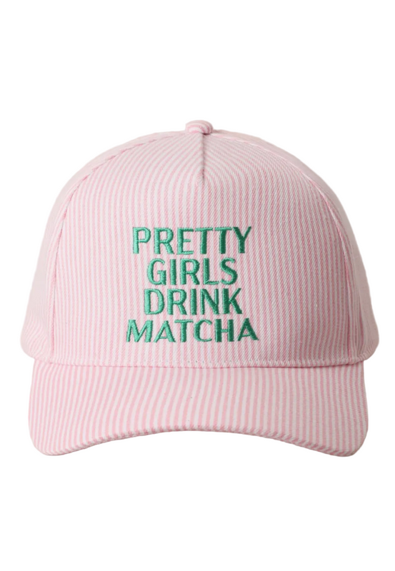 Pretty Girls Drink Matcha Cap