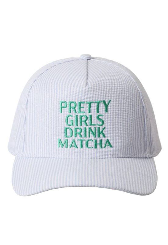 Pretty Girls Drink Matcha Cap