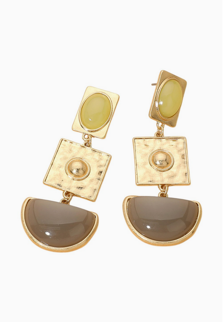 Geo-Drop Earrings