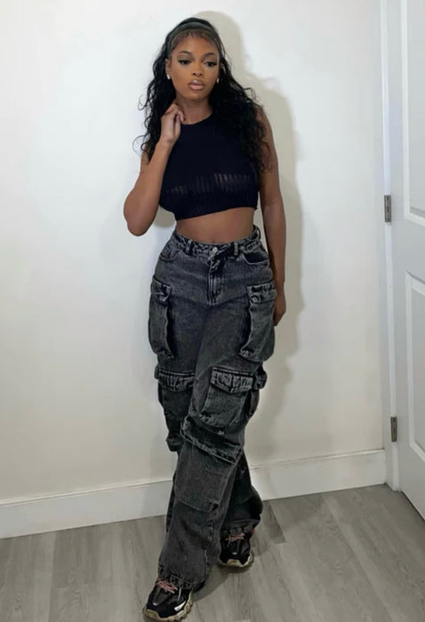 Leah Cargo Jeans