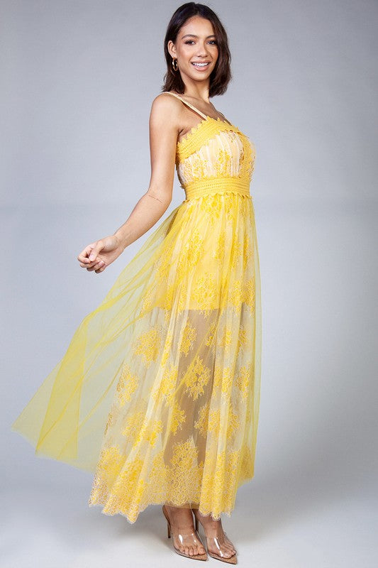 Penelope Lace Maxi Dress