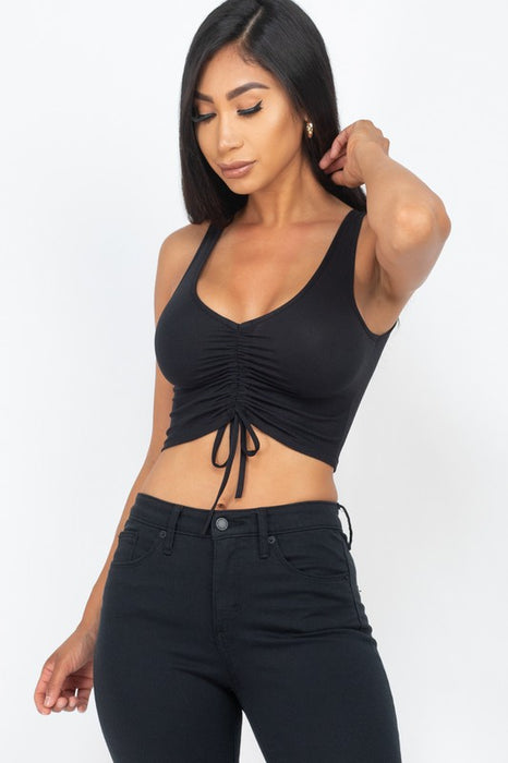 Ava Ruched Crop Top