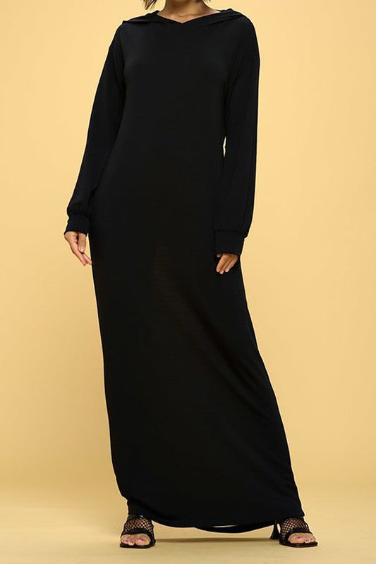 Hoodie Maxi Dress