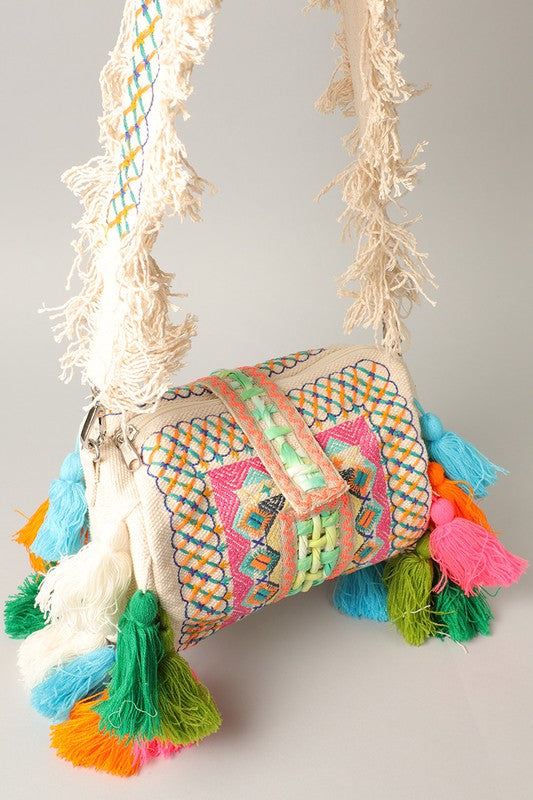 Ibiza Pom Pom Bag