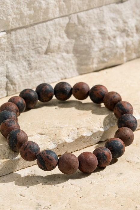 Natural Stone Beaded Bracelet