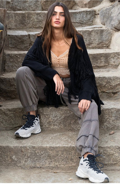 Meara Fringe Sweater