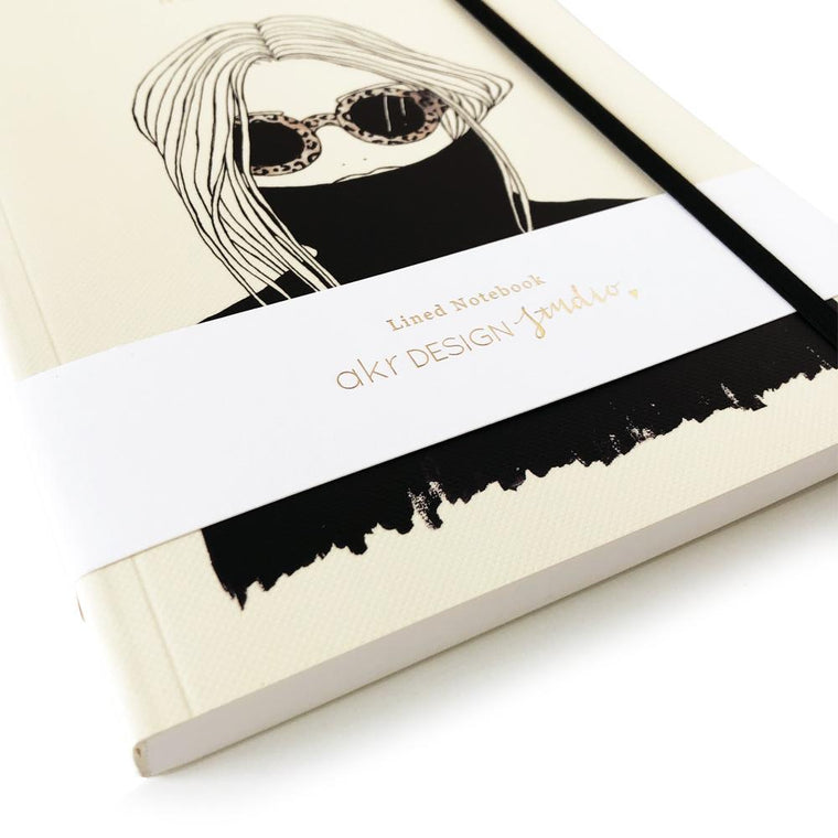 Leopard Shade Girl Notebook