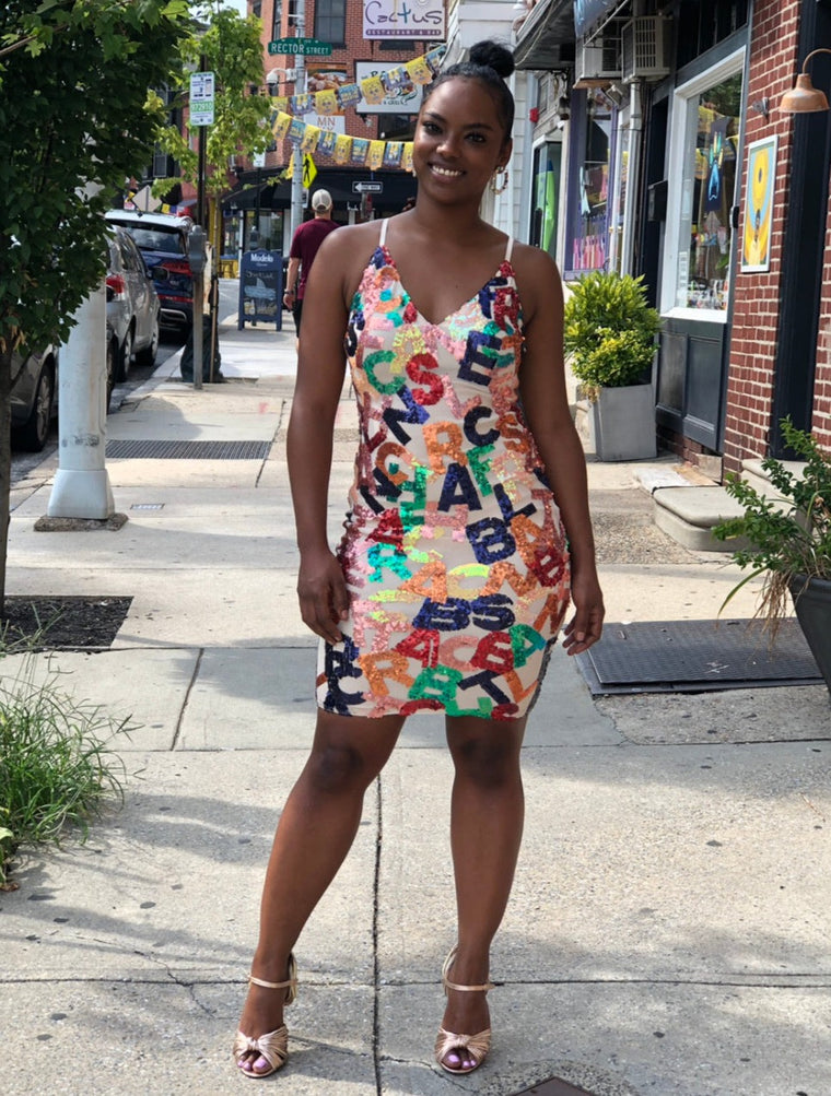 Sequence Letters Dress