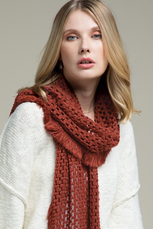 Loose Knit Scarf