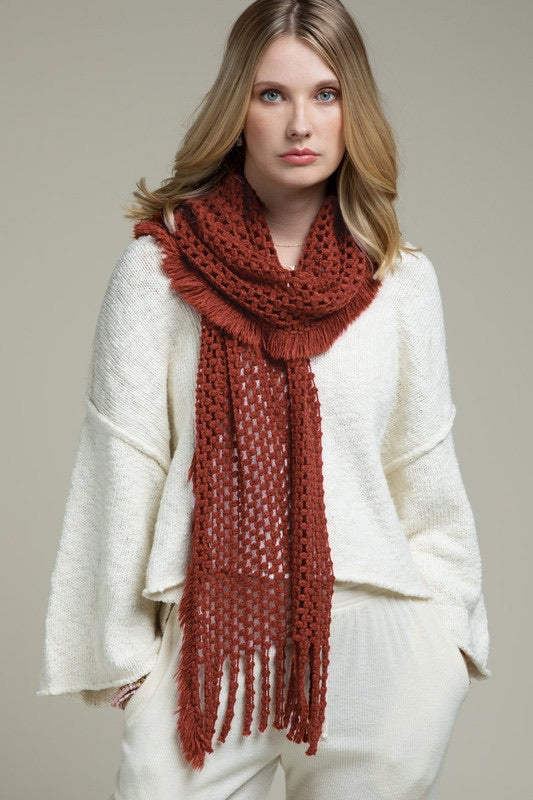 Loose Knit Scarf