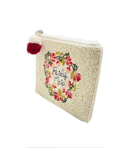 Brides Maid Beaded Coin Purse